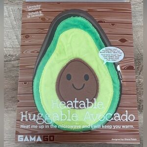 GAMAGO Heatable Huggable Avocado Heat Pad Lavender Infused